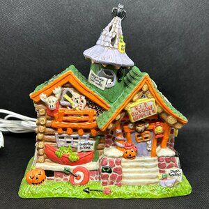 New in box Creepy Hollow "Camping Store" lighted figurine